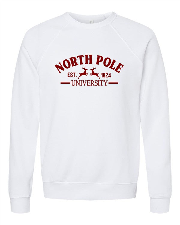 North Pole University Graphic Premium Crew