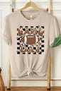 Game Day Checkered Football Graphic Tee