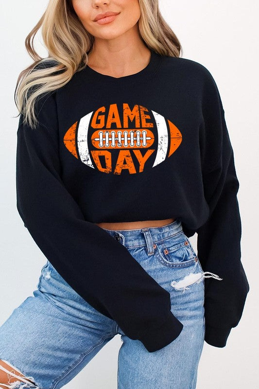 Game Day Football Graphic Fleece Sweatshirts