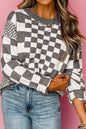 Chic-n-Check Sweater