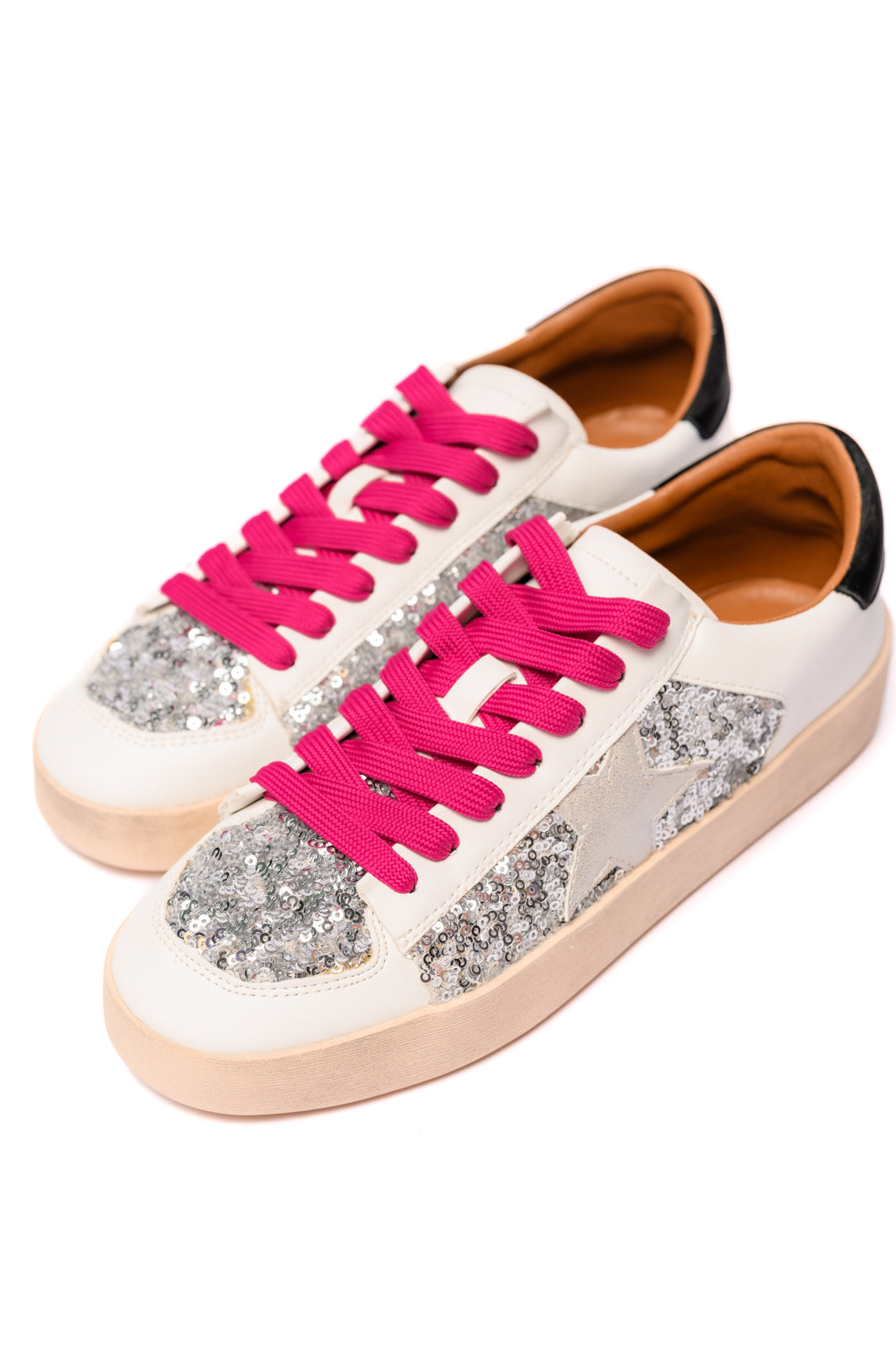 Silver Spark Sneakers