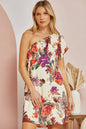 One Shoulder Brunch Dress